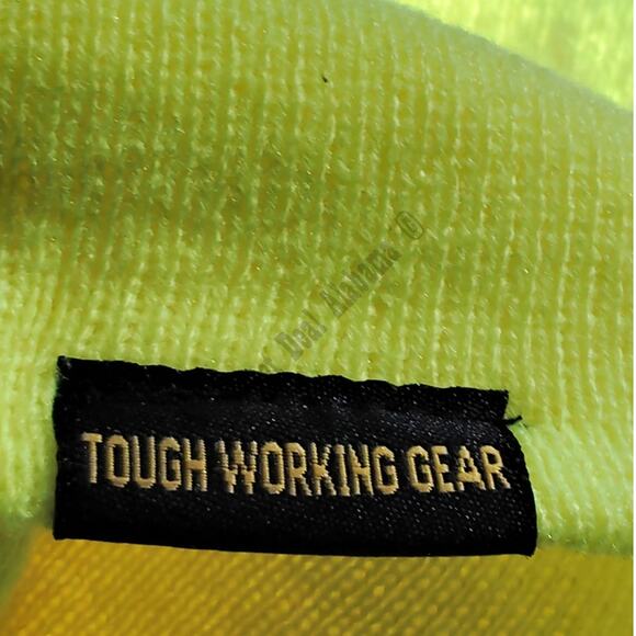 Firm Grip High Vis Work Cap, Beanie, Knitted Beanie, Yellow, 100% Acrylic - Picture 7 of 7